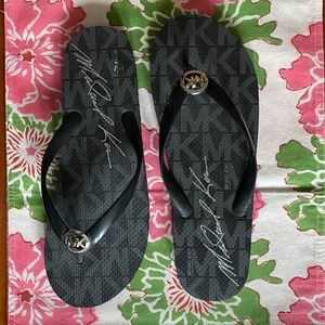 Michael Kors Flip Flops, Women’s Size 11